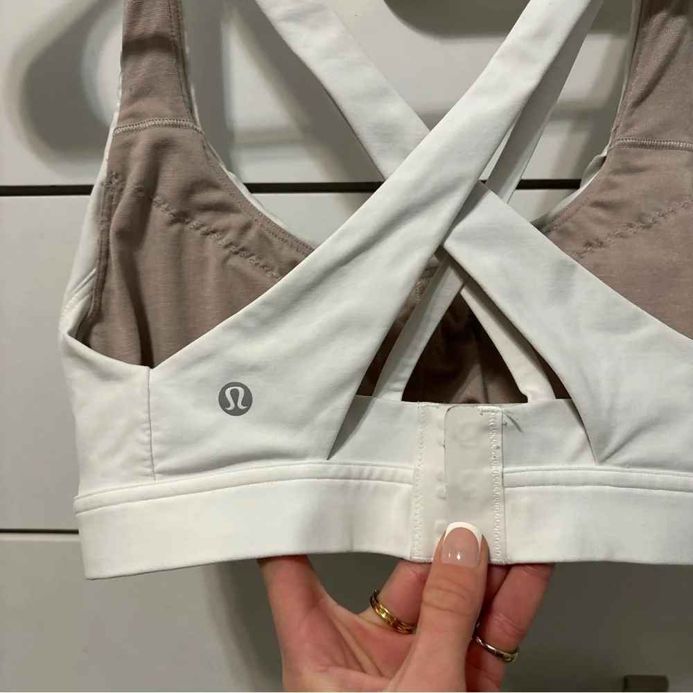 Lululemon Stash It All Bra White